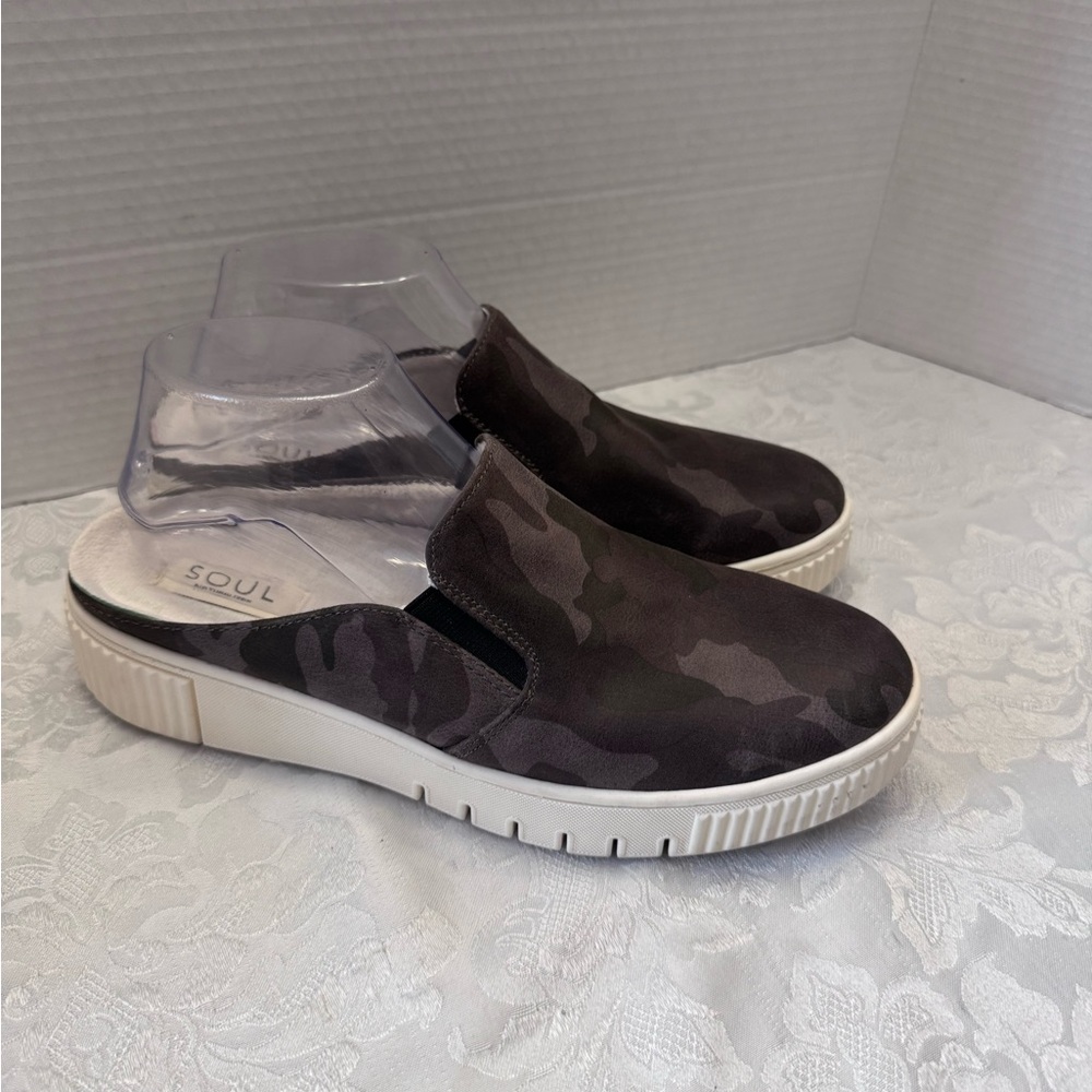 SOUL Natruralizer Truly Camo Sneaker Comfort‎ Shoe Size 9M Slip On Mule Fashion